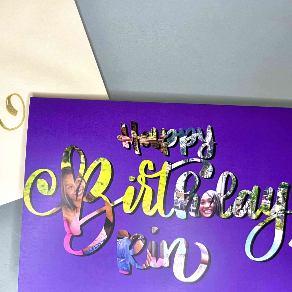  A personalized birthday card that offers customization options to tailor the design and message according to the recipient's preferences and personality, creating a unique and heartfelt greeting.